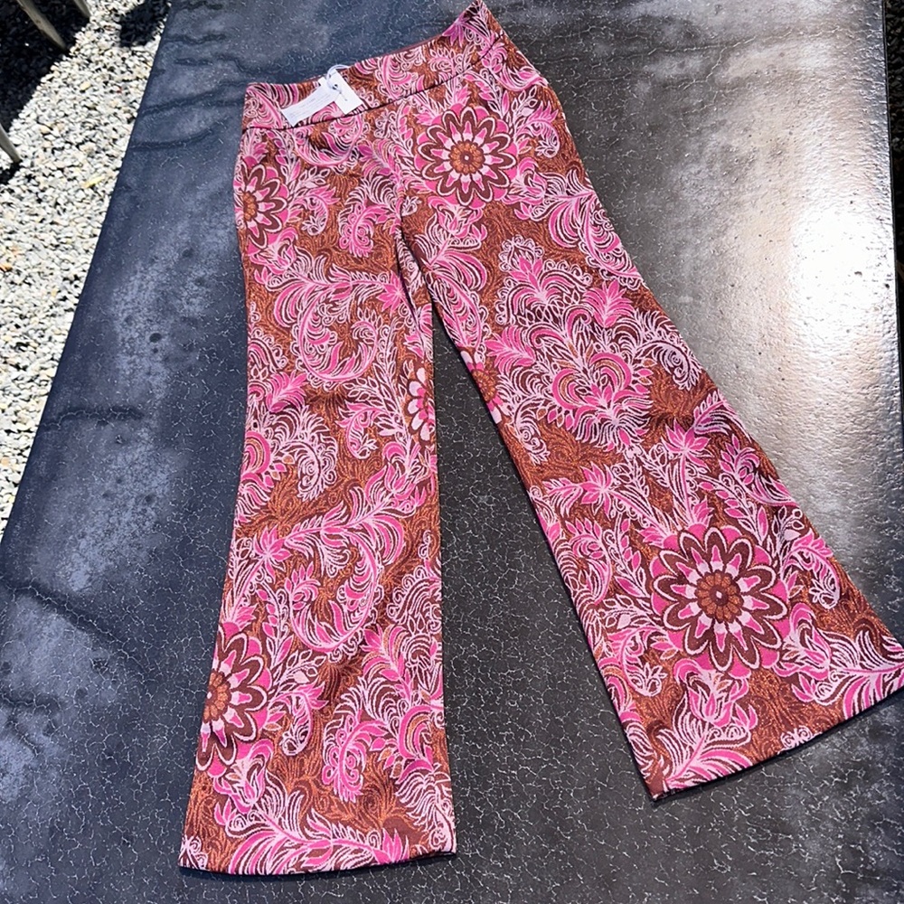 ANTHROPOLOGIE- snazzy pants sz 8